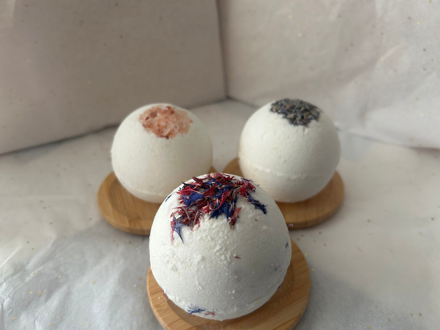 Moisturising Bath Bombs and Soak Sprinkles